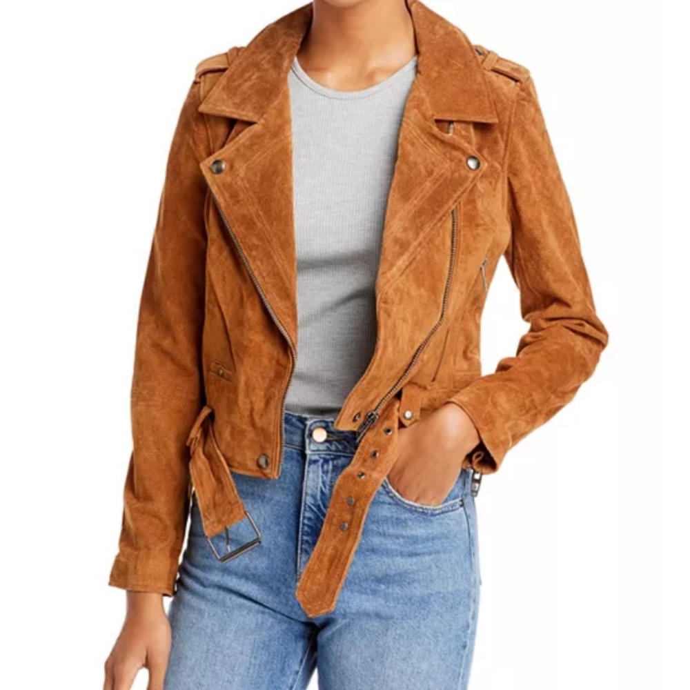 Rare BlankNYC Alder Colored Suede Jacket